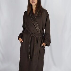 Mansfield Hotel Robe and Spa Gray Robe with Belt one size unisex